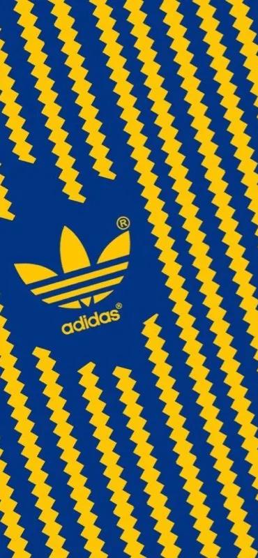 阿迪达斯蓝色手机壁纸大全,易烊千玺阿迪达斯广告壁纸