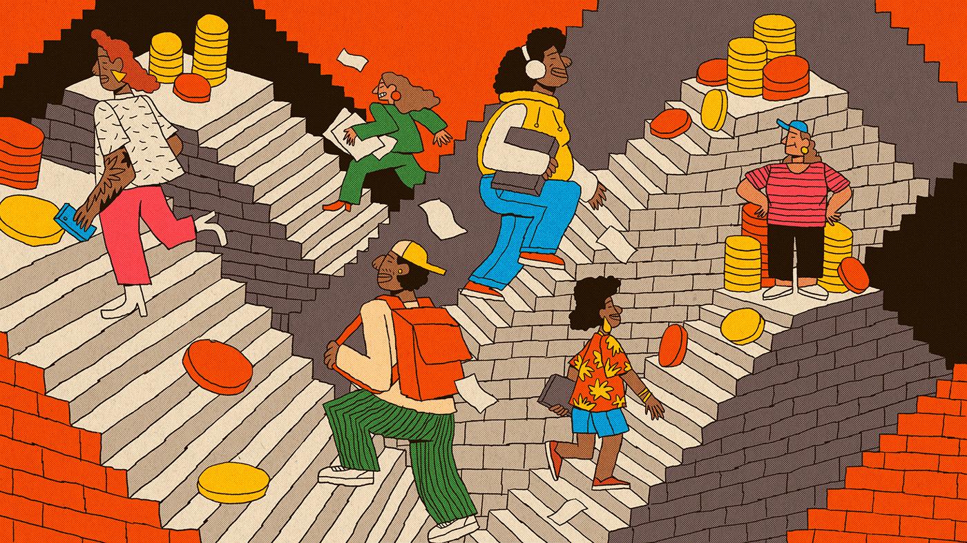 扎心的打工人,扎心插画师