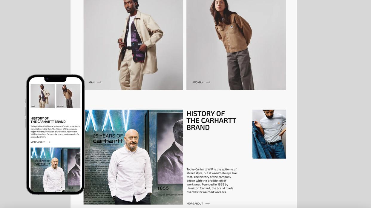 网站设计｜欧*男美**装女装网站定制设计策略