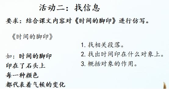 时间的脚印教学视频,时间的脚印思维导图