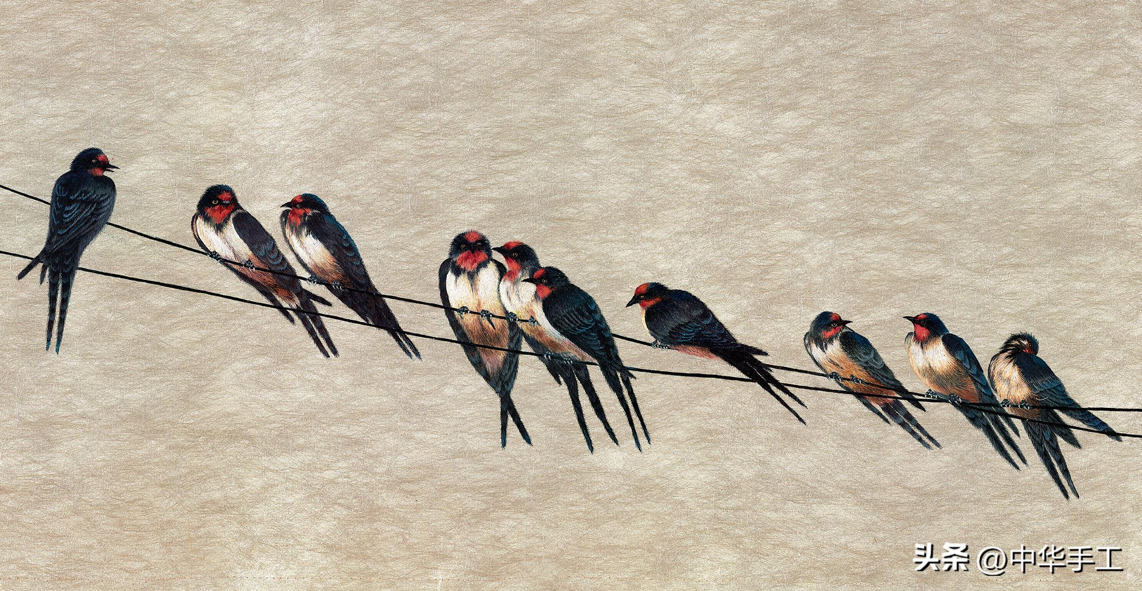 如同真毛一样的湘绣，让猛狮一展温柔与灵动