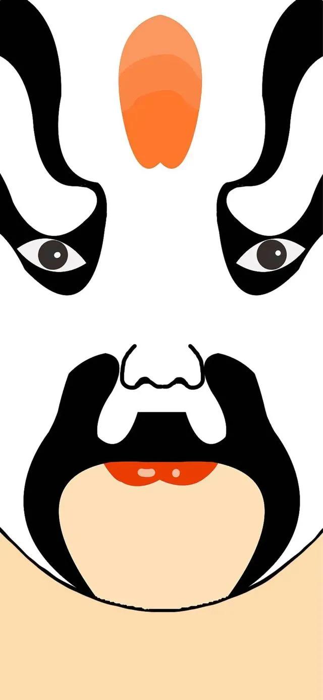 主题壁纸京剧脸谱,国潮京剧脸谱卡通壁纸