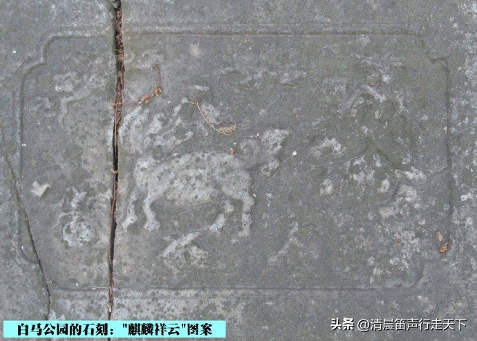 白马公园白马石刻朝代,公园石刻精品欣赏