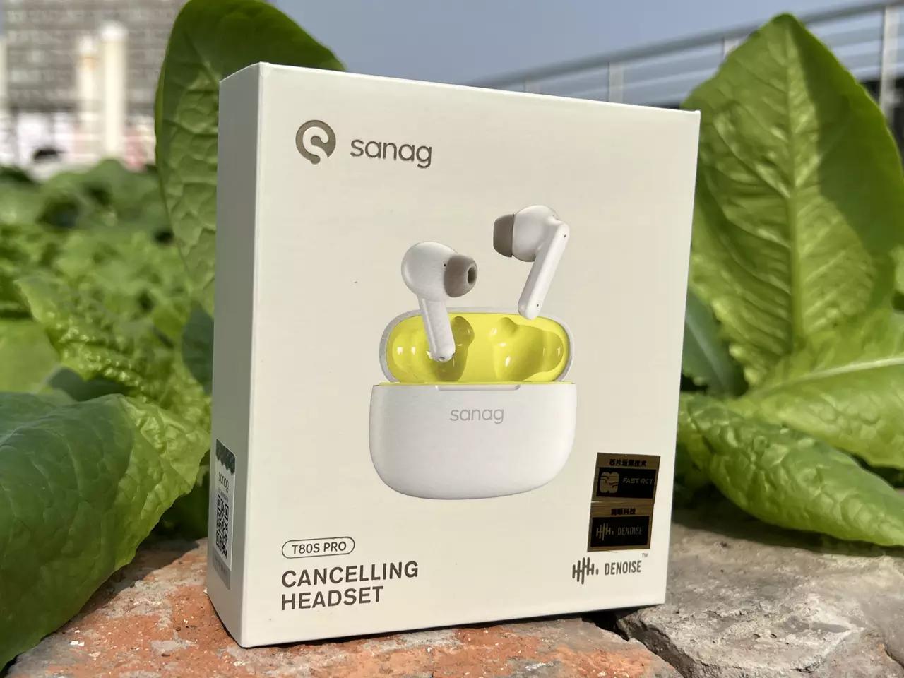 sanag塞那t80spro主动降噪耳机,sanag蓝牙耳机t80和t80spro