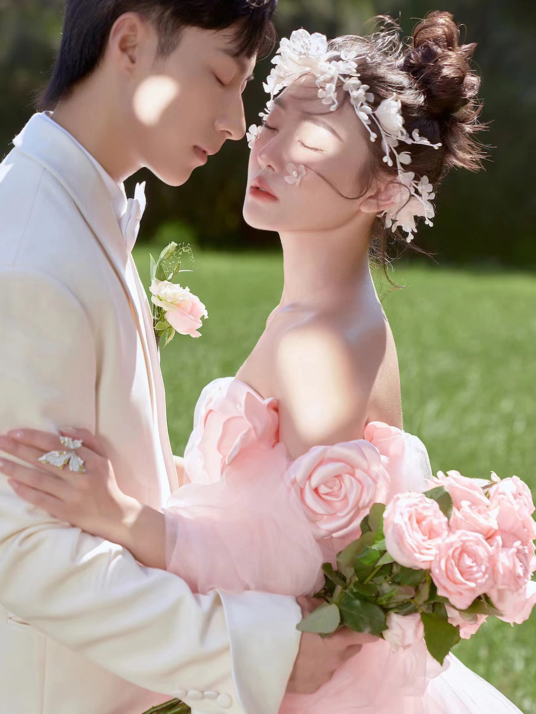 是心动呀公主粉婚纱照也太好看了吧！