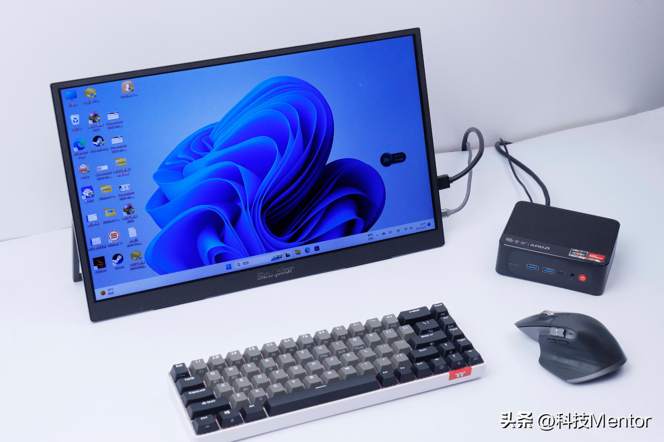 零刻ser55500u小主机,ser5迷你主机