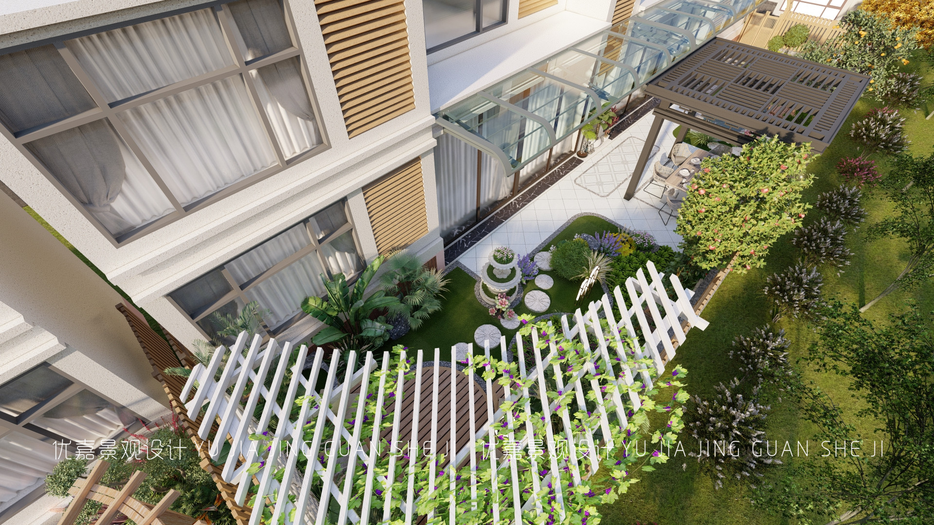 2.5米宽8米长的小院设计效果图,长9米宽4米小院如何设计