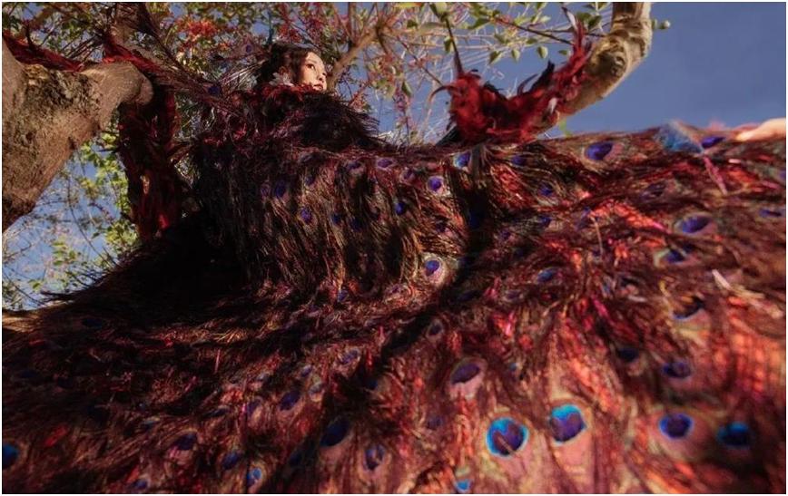 95后女孩模仿山海经,95后女孩仿西游记女妖