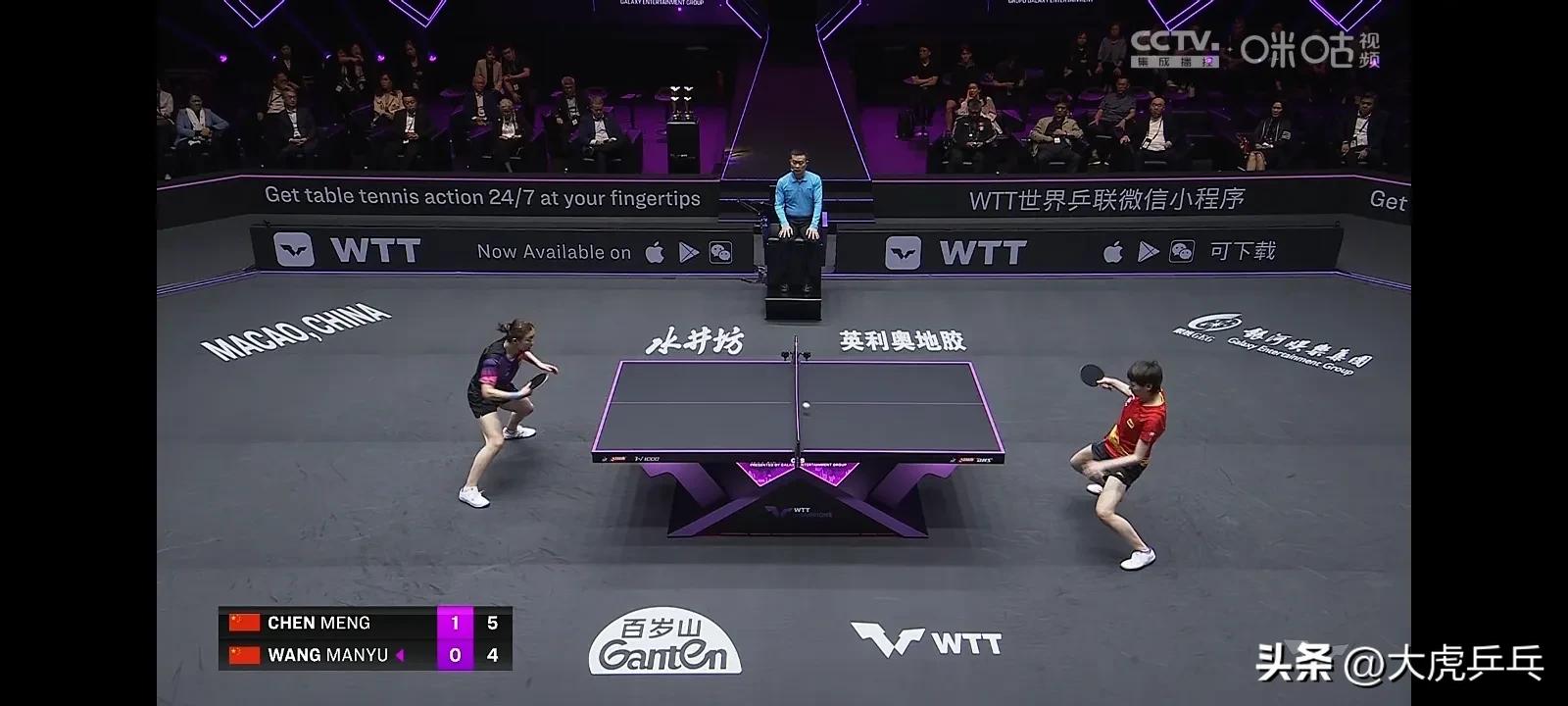 王曼昱3比2战胜孙颖莎夺得冠军,王曼昱陈梦澳门站女单夺冠