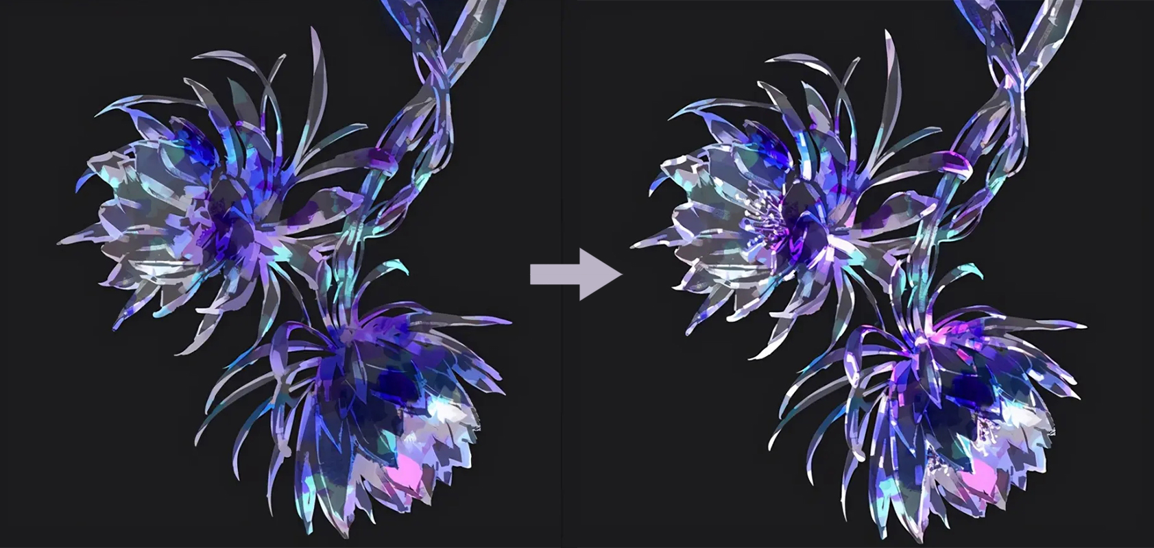 手绘画珍珠教程,金沙的绘画技法