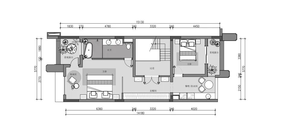 350㎡自然系居心地|独处共融两相宜