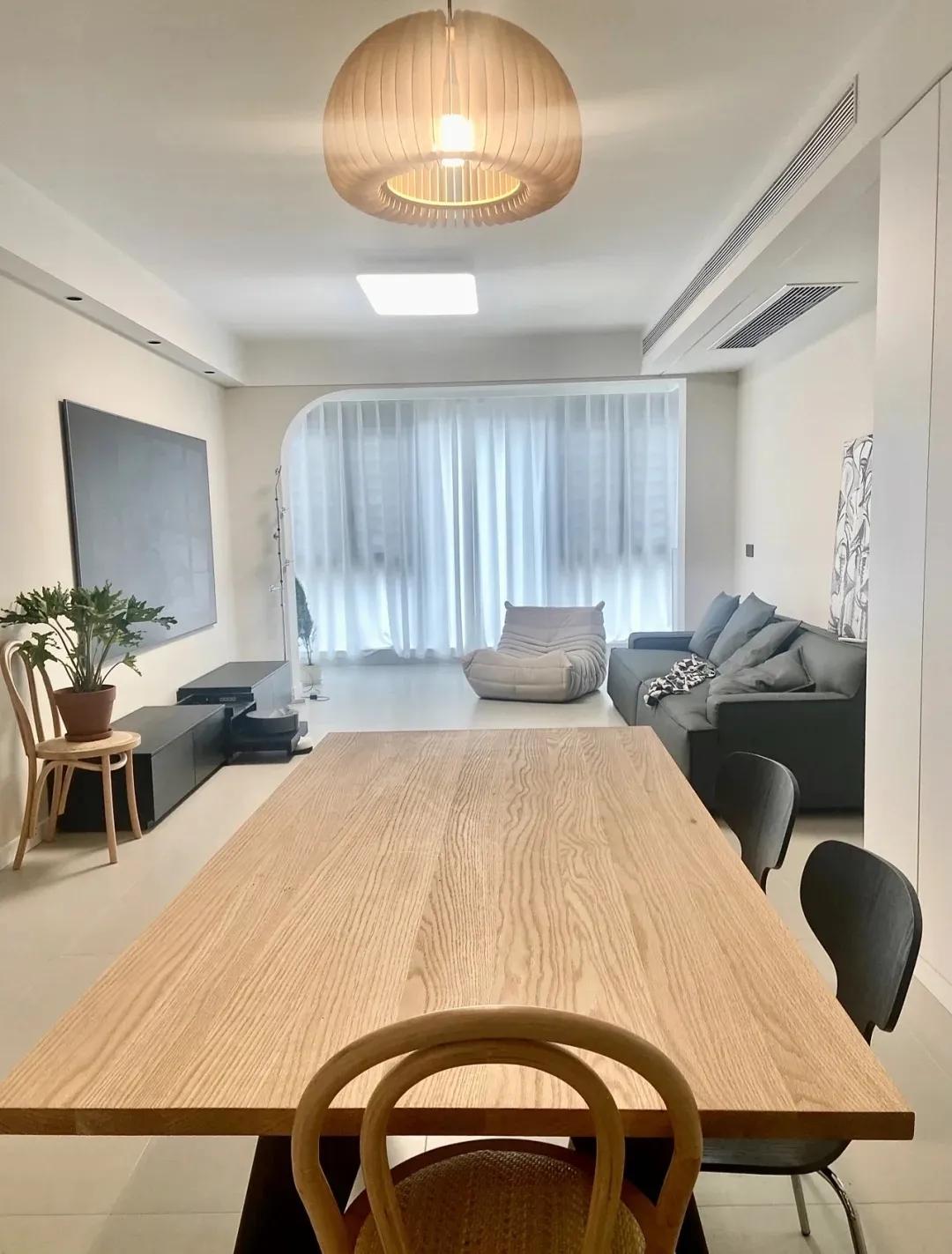 极简风格装修100平暖色调,极简穷装修