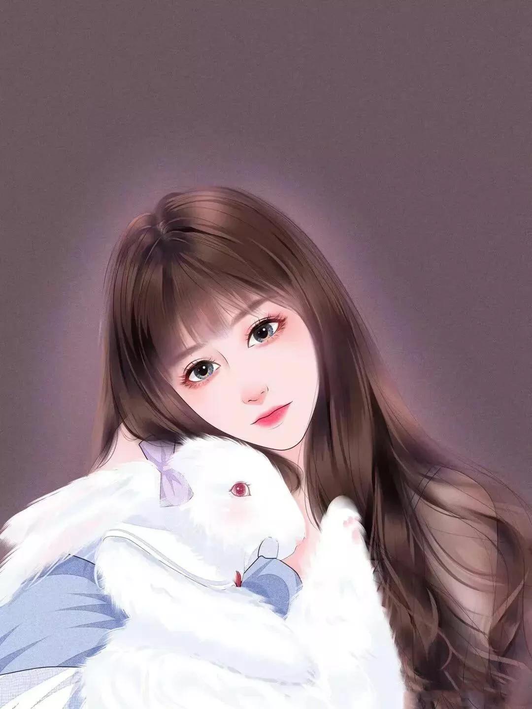 精致优雅女生手绘头像,知性优雅女人头像手绘女生