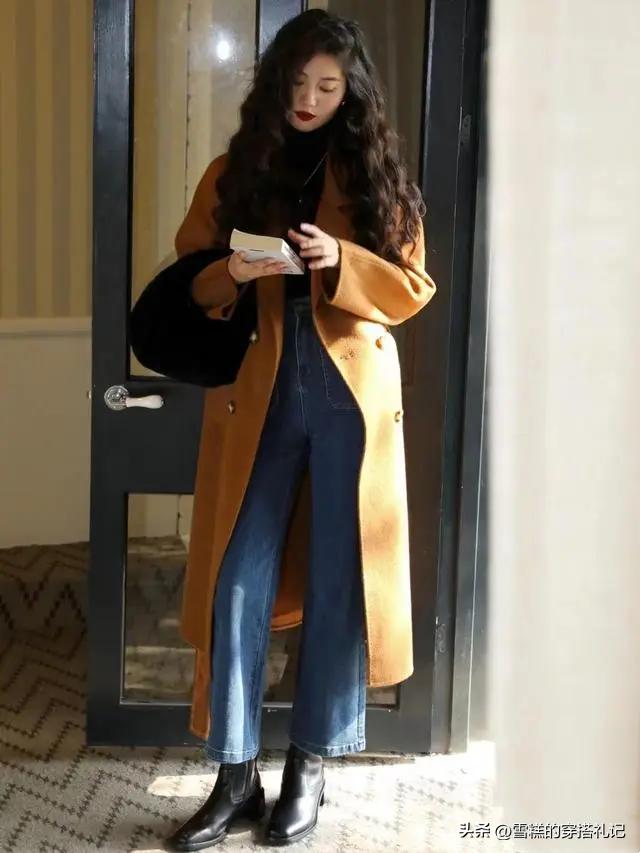 秋冬季短筒软底马丁靴搭配,冬季粗跟短筒马丁靴搭配