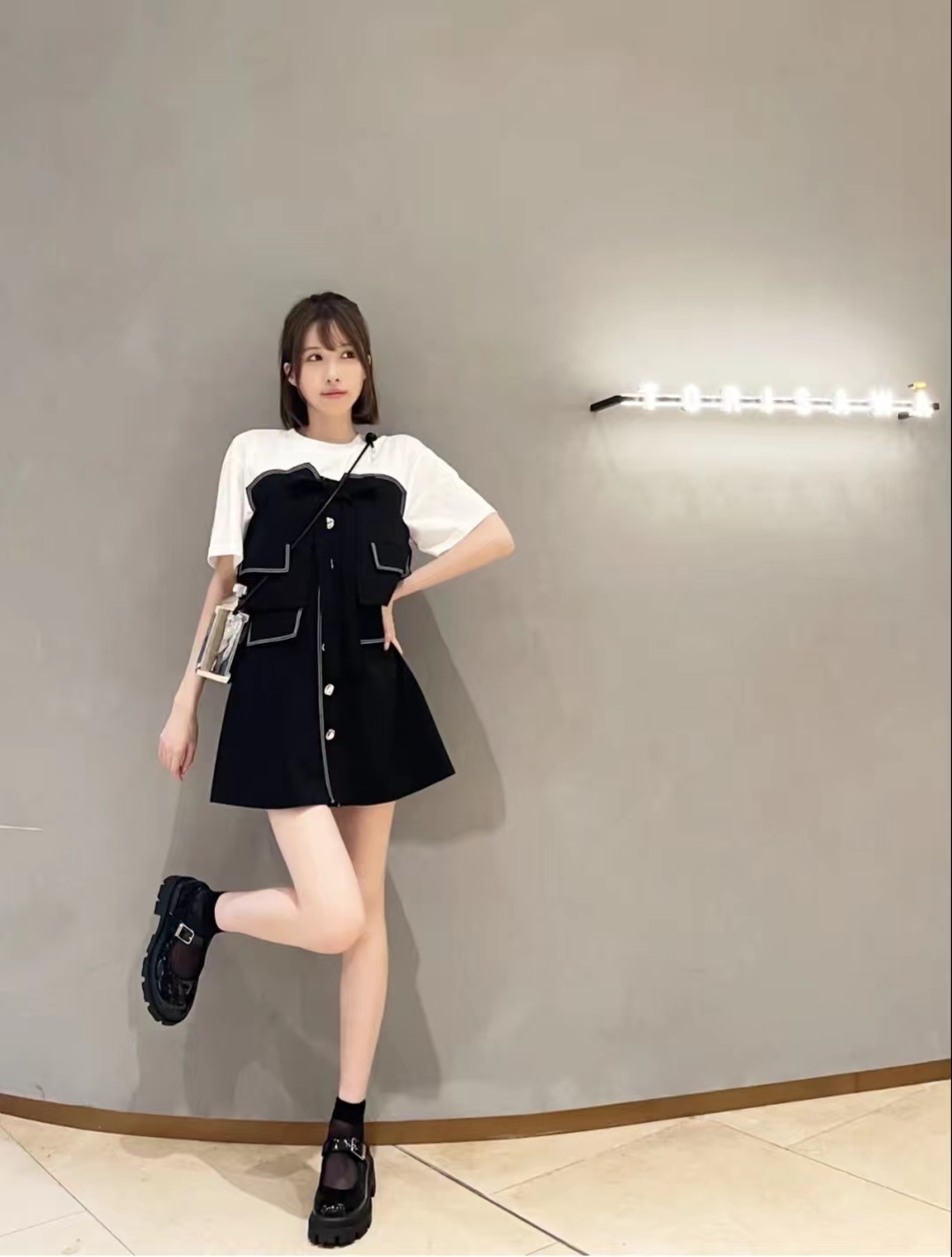 韩剧千金穿搭连衣裙,韩剧财阀千金穿搭黑色连衣裙