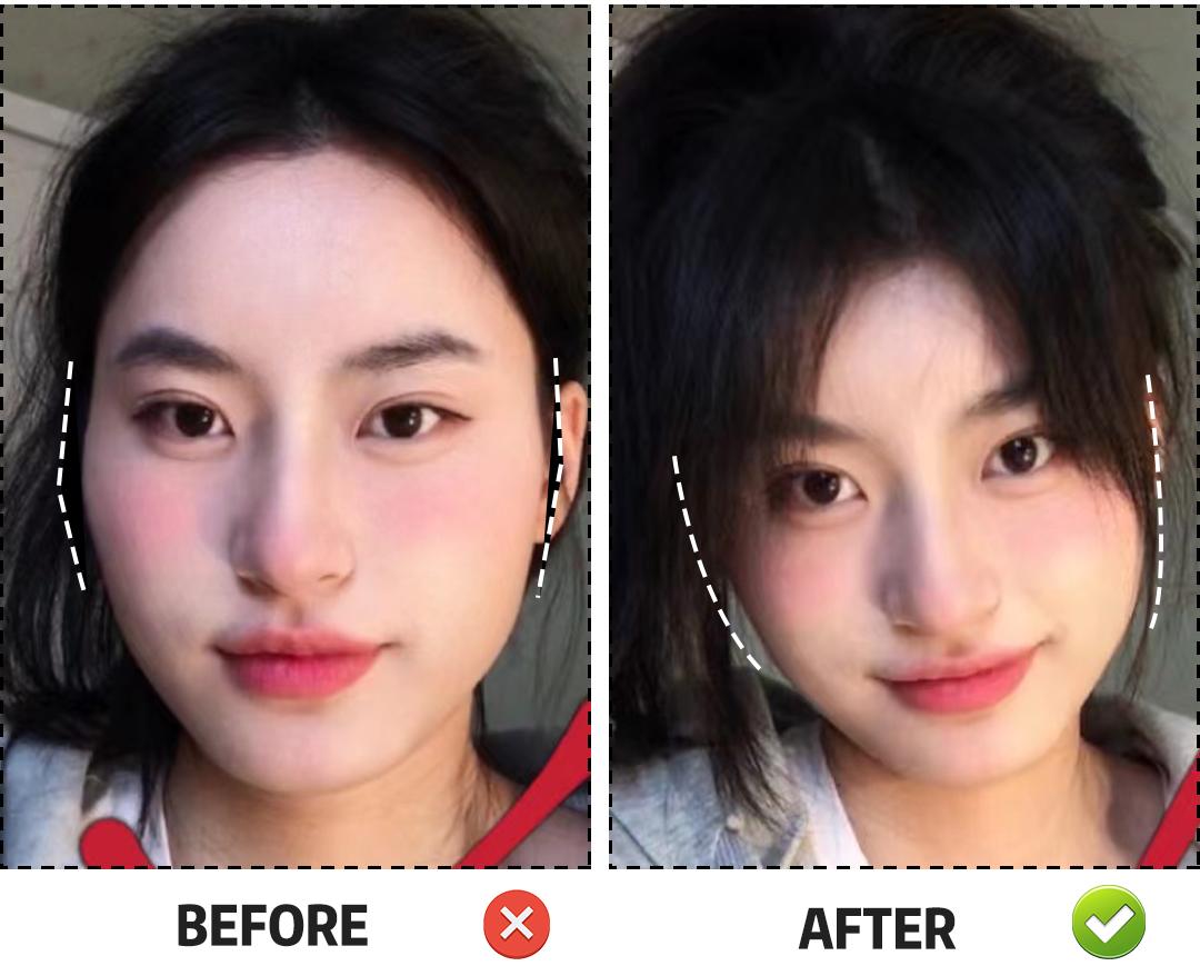 剪完刘海后你不知道你有多好看,什么刘海不用剪就好看