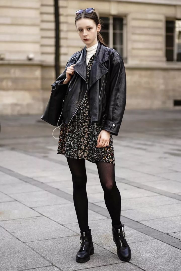 连裤袜不土气,秋冬连裤袜的搭配雷区