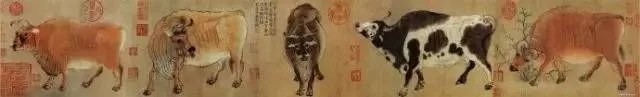 韩滉五牛图现存世有几幅,韩滉《五牛图》
