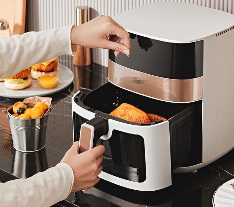 苏泊尔空气炸锅甄选,东方甄选黑椒肠空气炸锅