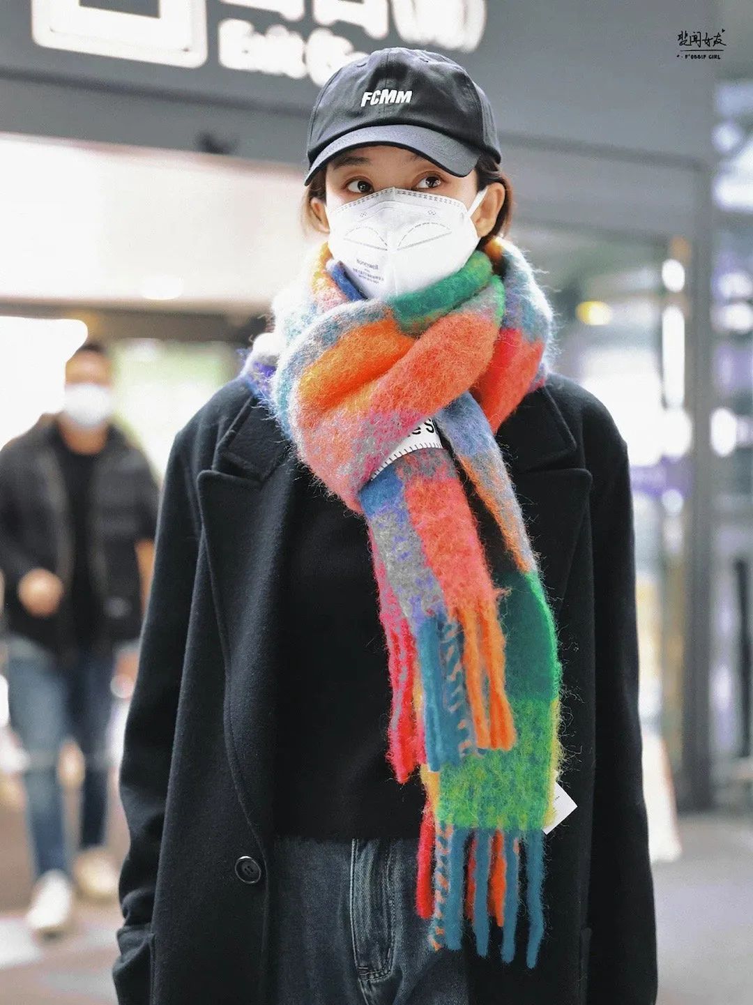 大衣围巾冬天最慵懒时髦的组合,大衣围巾入冬王炸组合