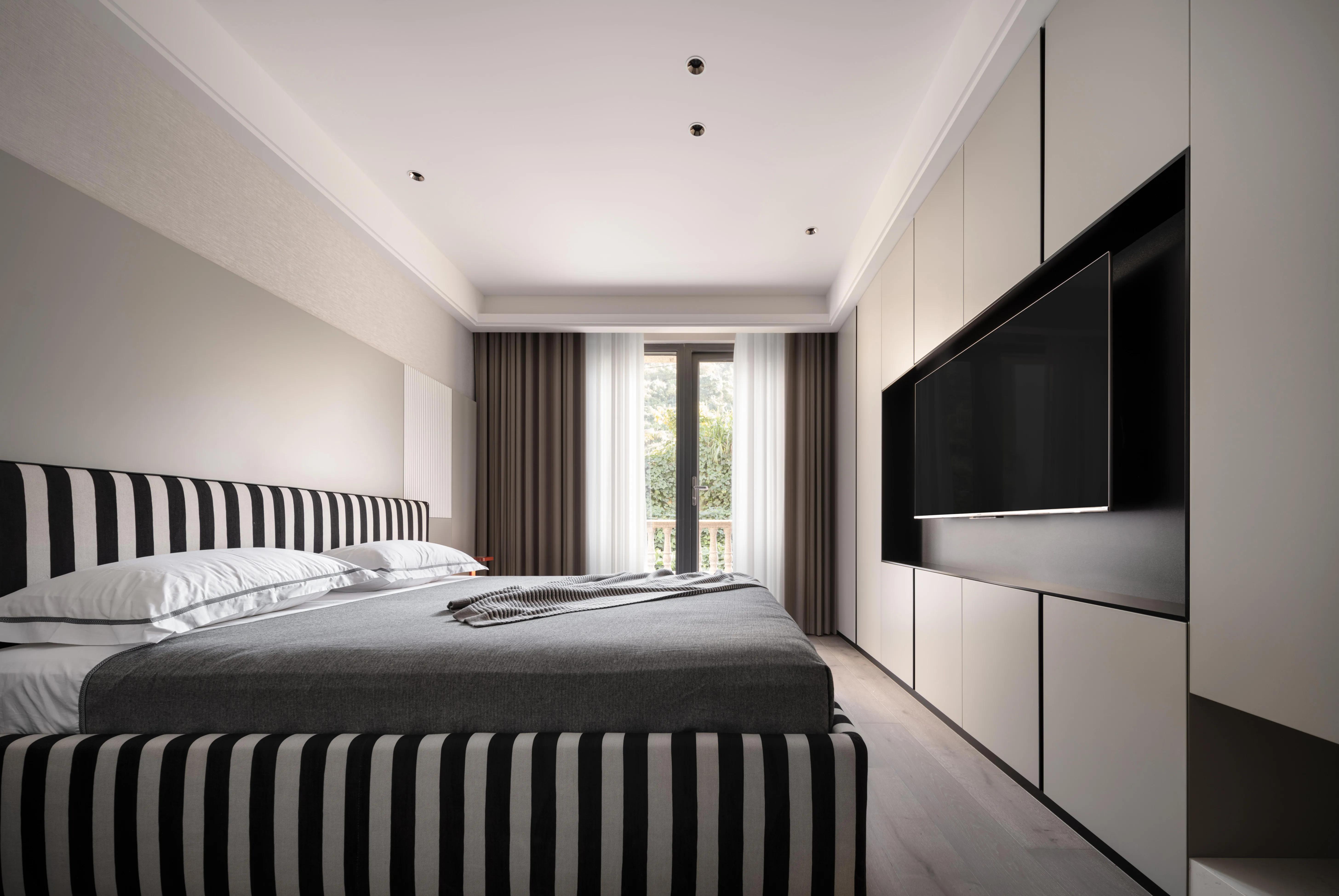 班兰家具设计,一抹蓝雅致样板间设计