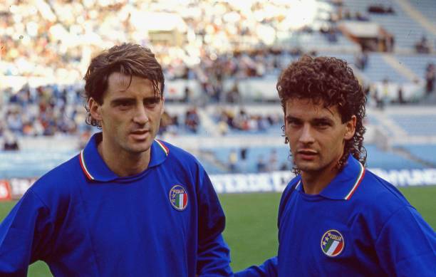 巴乔经典庆祝动作,巴乔的经典瞬间