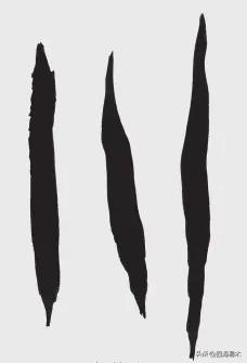 七种笔法详解图解,书法笔法平动摆动示意图