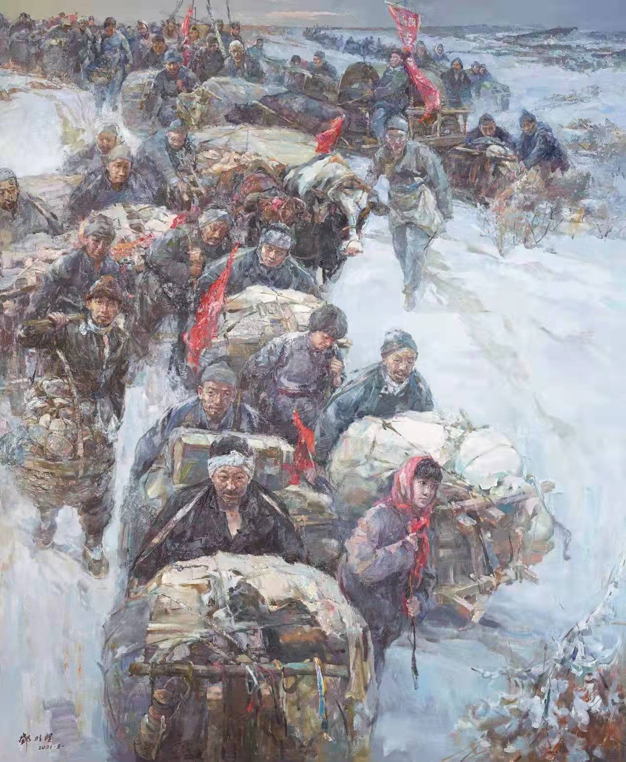 毛*东泽**诗文中的战地元旦：横扫千军如卷席