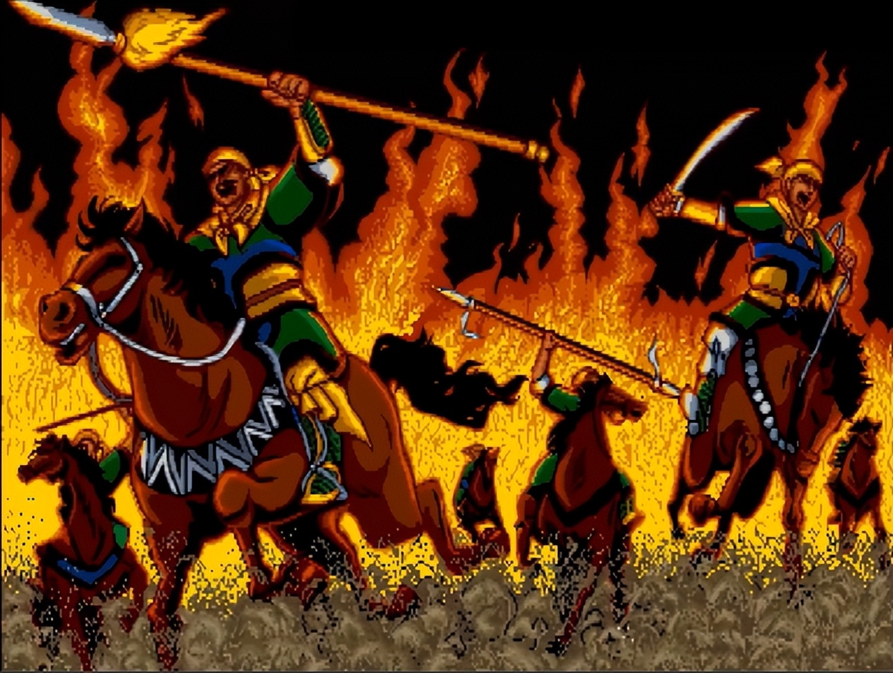 街机吞食天地1代武将资料,街机游戏吞食天地2bgm对比