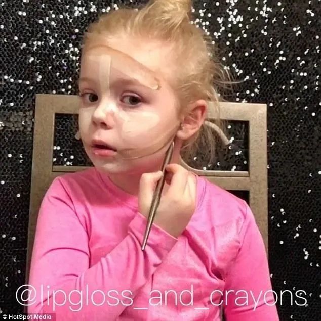 贝克汉姆女儿化妆,贝克汉姆不用化妆