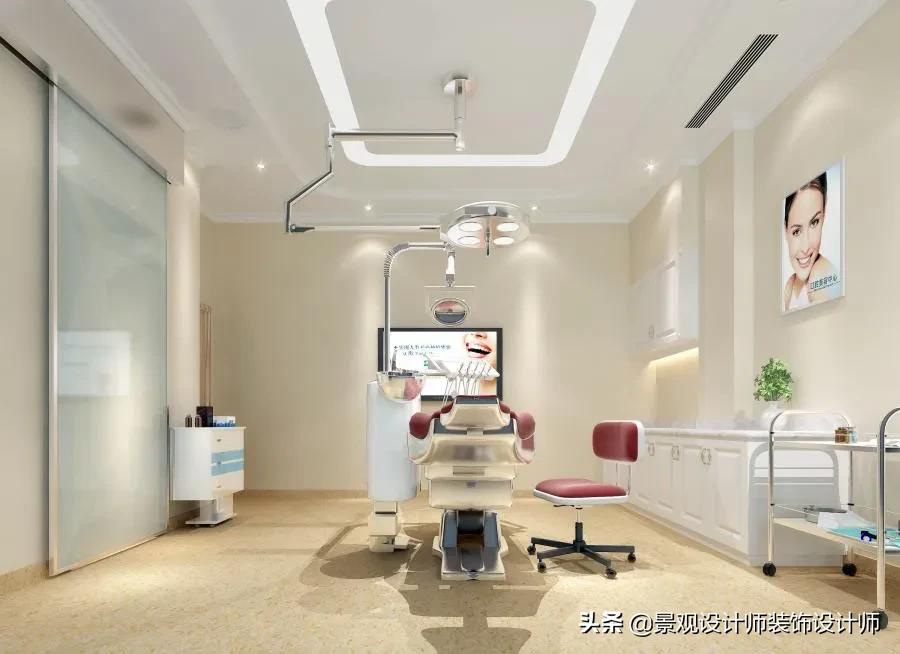 顶级口腔诊所设计图,120平口腔诊所设计案例