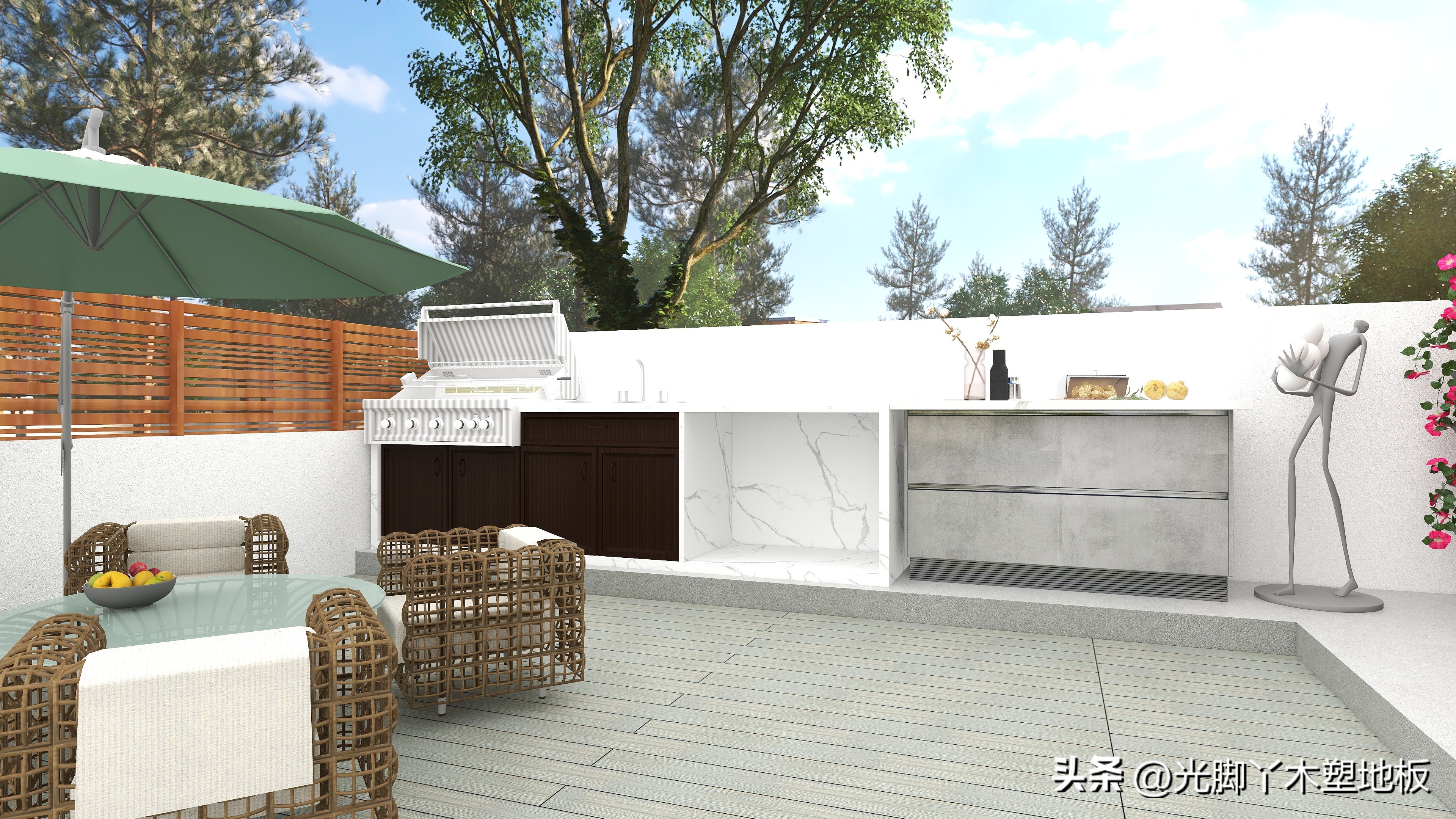 园林绿化户外塑木,木塑板材环保