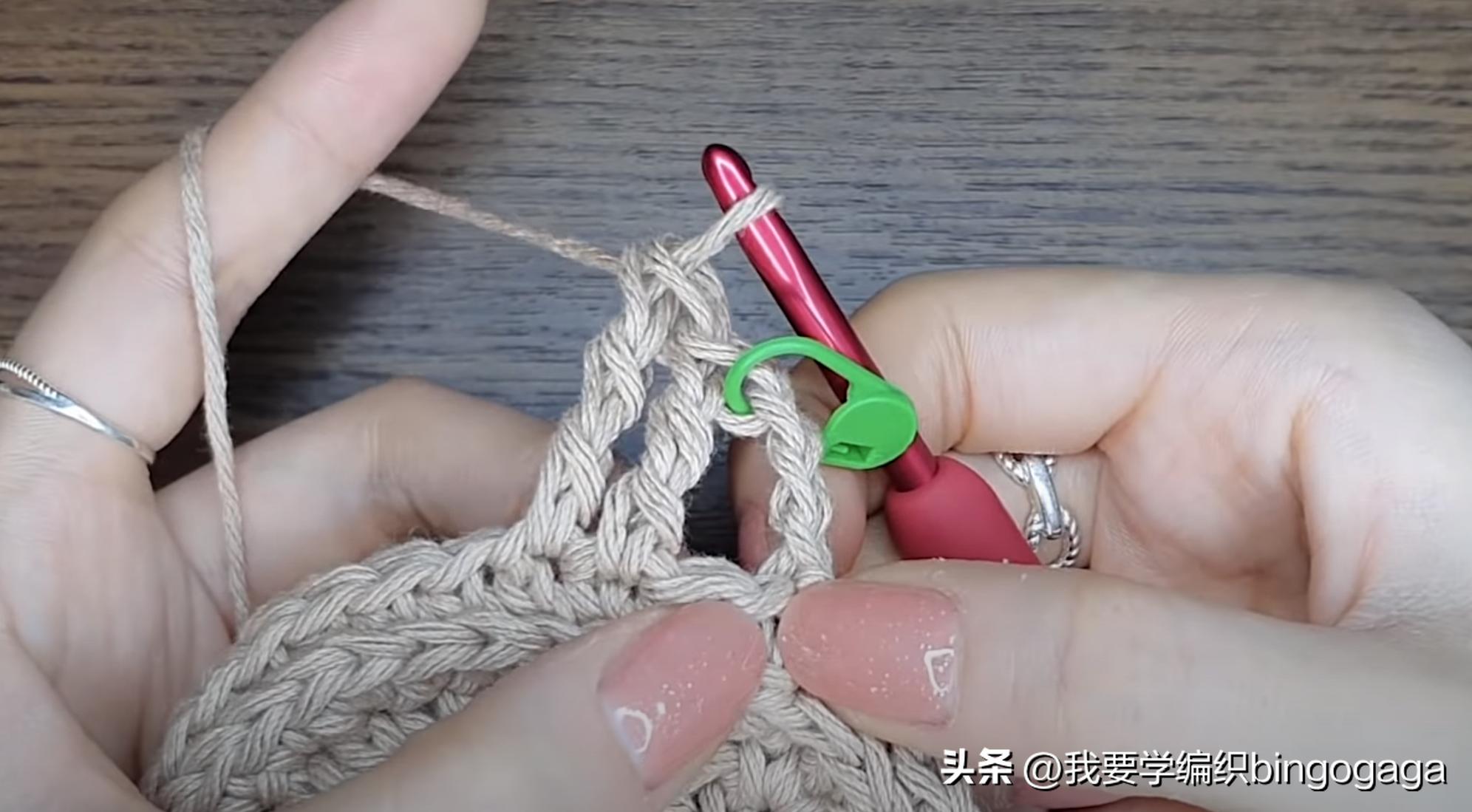 百搭时尚美人包编织教程,祖母方格包包的编织教程