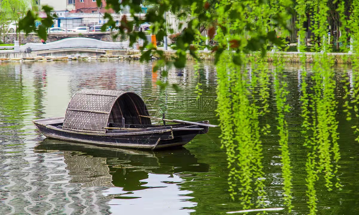 咏江南垂柳,江南美景垂柳全图