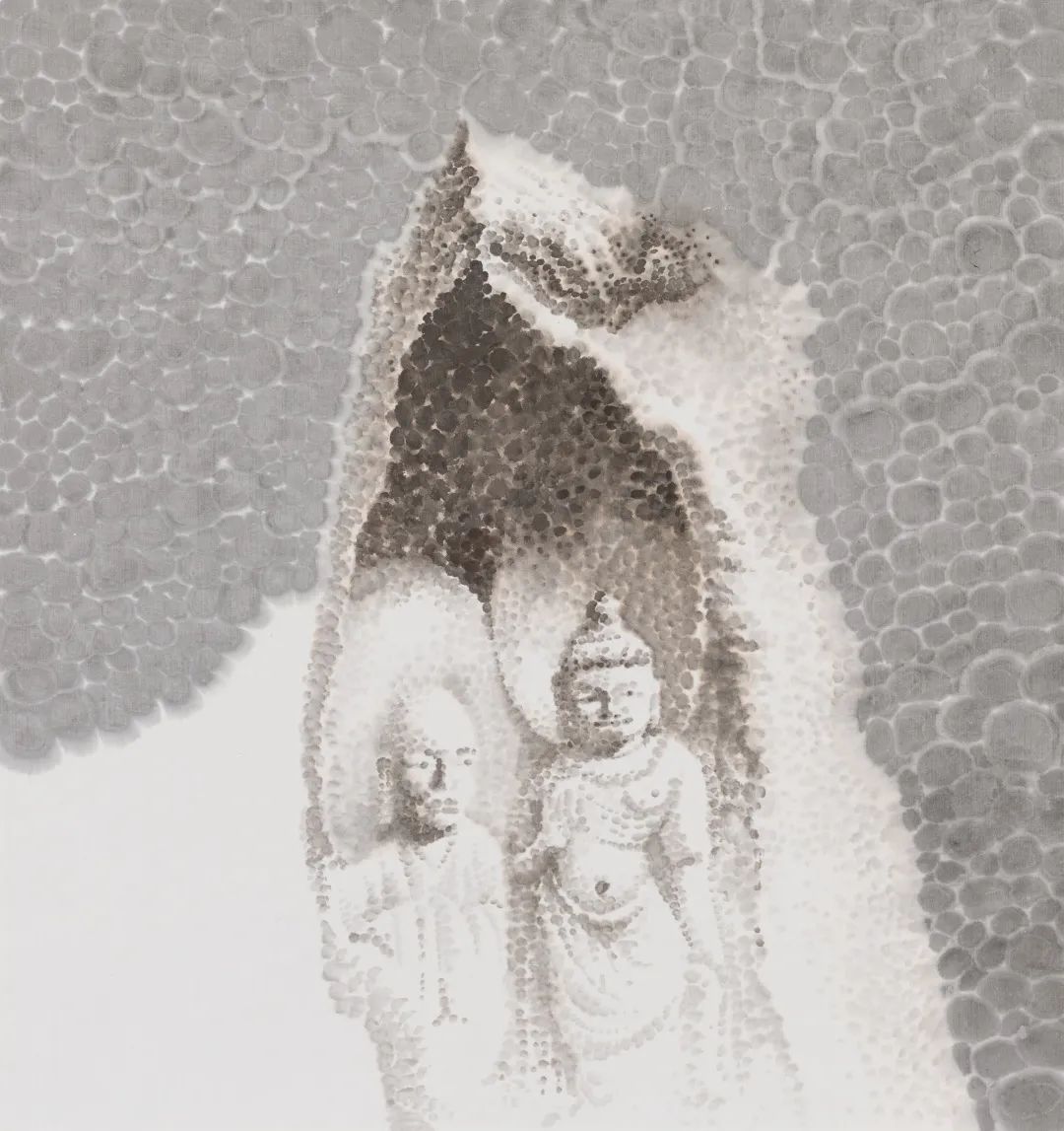 严谨细致的书法,水墨气韵生动的线描