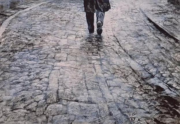 何多苓俄罗斯写生油画,何多苓油画2007