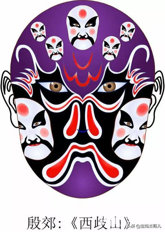 京剧脸谱大全图片欣赏,最好看的京剧脸谱图片大全