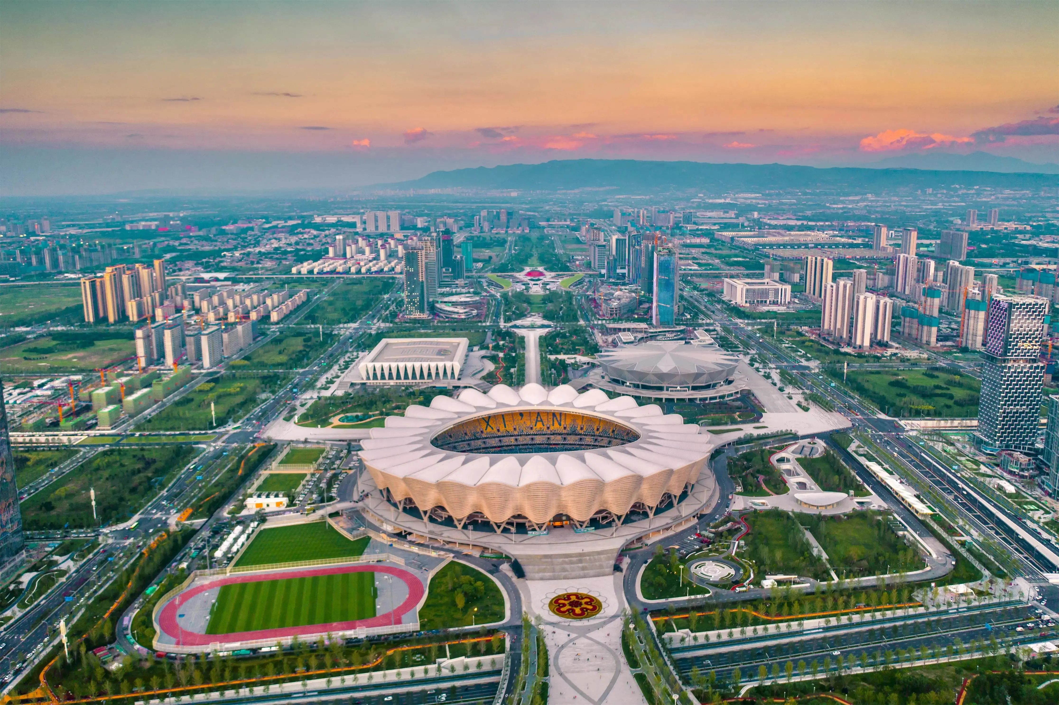 城市骄傲西安奥体中心,中国建筑最高荣誉