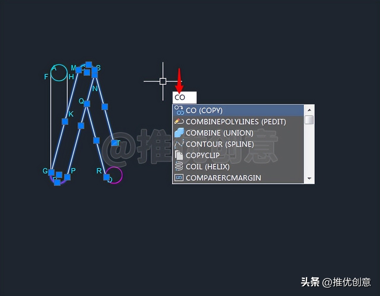 使用追踪定位、复制阵列绘制弹簧工程制图autocadcad教程CAD习题