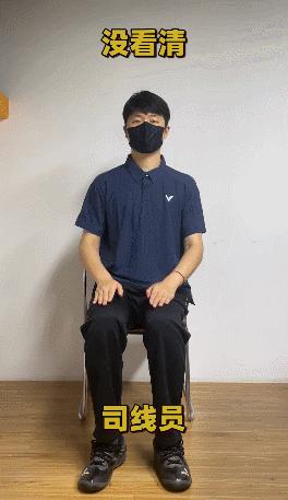 羽毛球裁判手势及术语图解,羽毛球裁判的手势意思