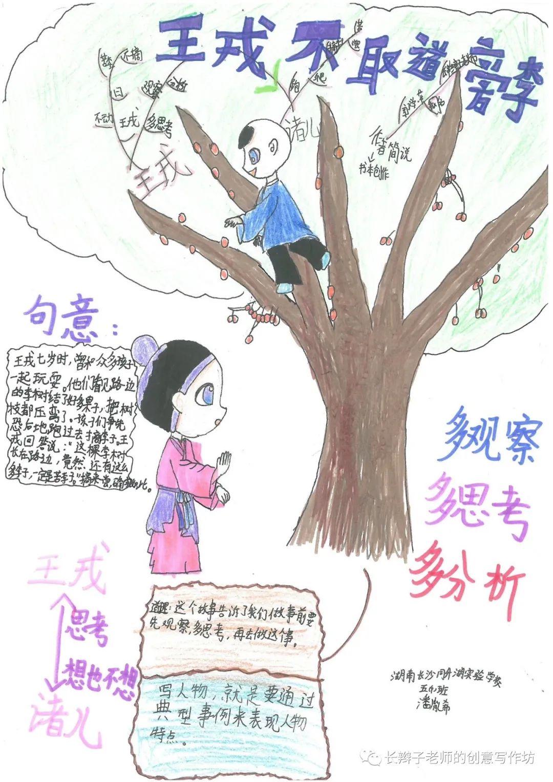 7年级上册古诗思维导图带画,古诗文鉴赏答题模板思维导图