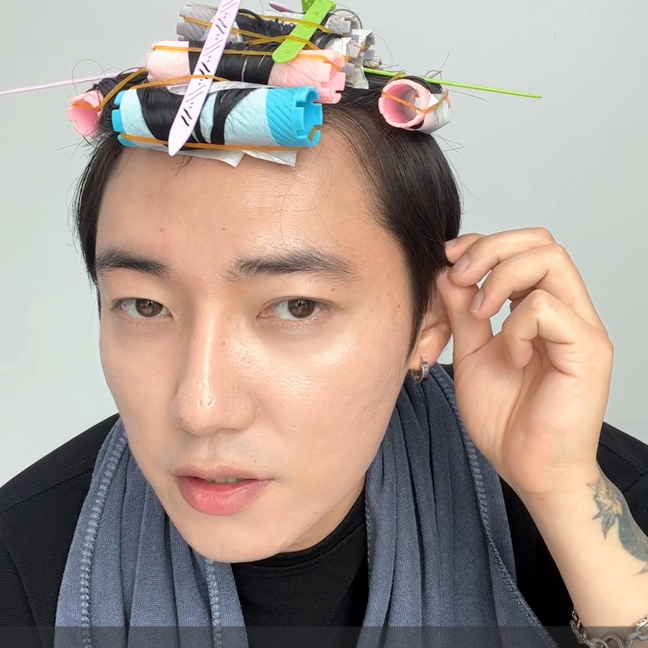 韩式烫发中长发好打理,韩式发型打理教程