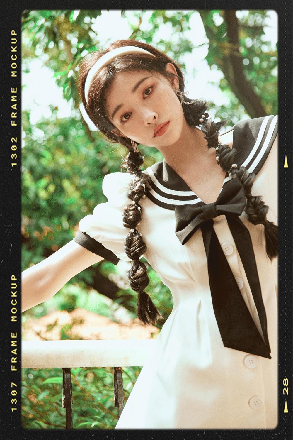 波浪卷发简单编发,人鱼微卷编发造型