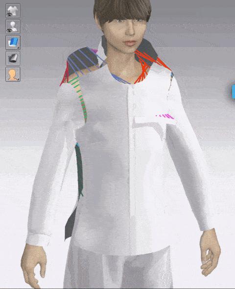 3d服装设计与智能制版,2d转3d建模时有多段线