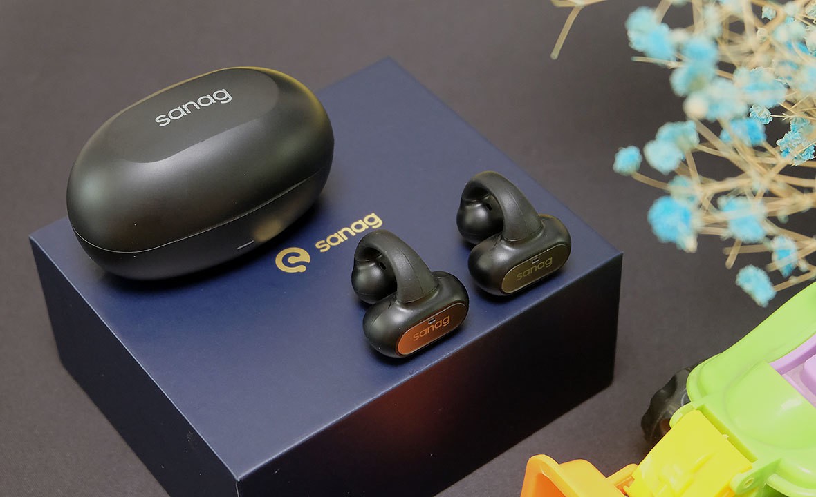 sanag赛那z51蓝牙耳机夹耳式测评,sanag塞那z51ai智能耳机