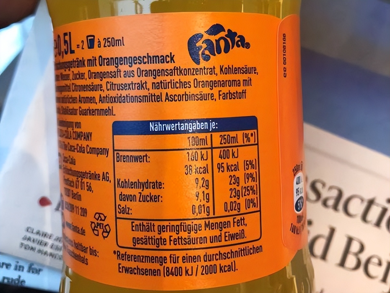 芬达汽水的来历,芬达汽水含的有什么东西呢