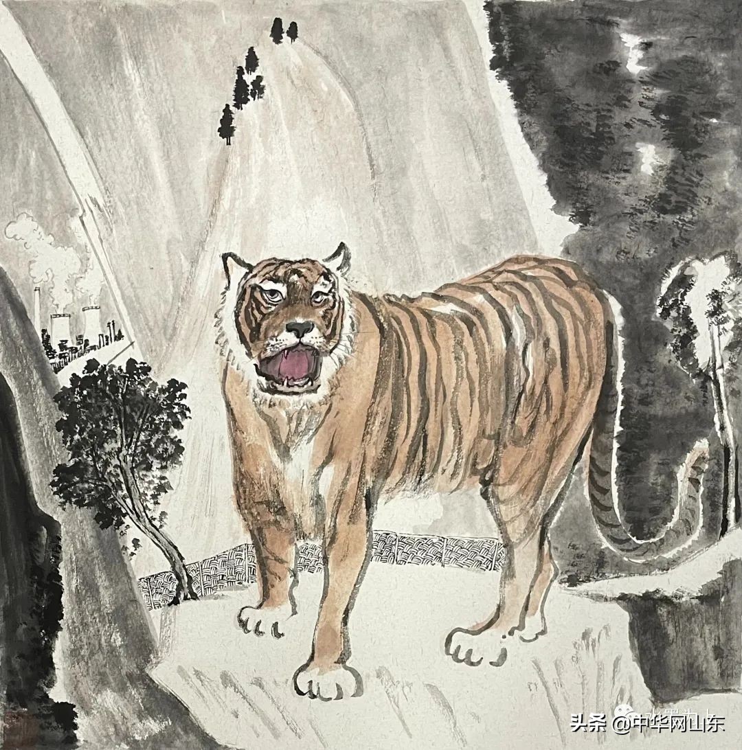 著名画家肖培金推出“虎啸风生——壬寅生肖虎新作展”线上展览