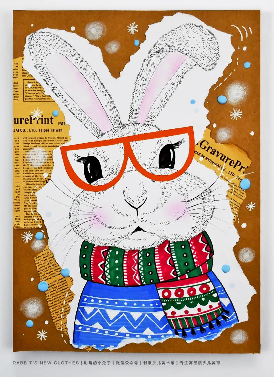 儿童画卡通小动物的步骤,儿童画创意兔子教案