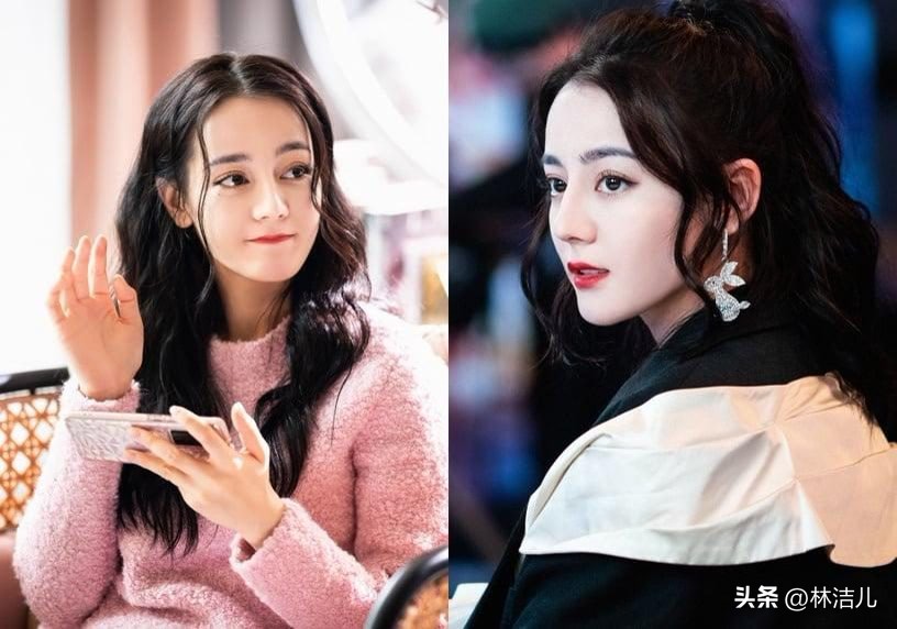 赵露思迪丽热巴同款龙须刘海,赵露思漫画刘海显脸小