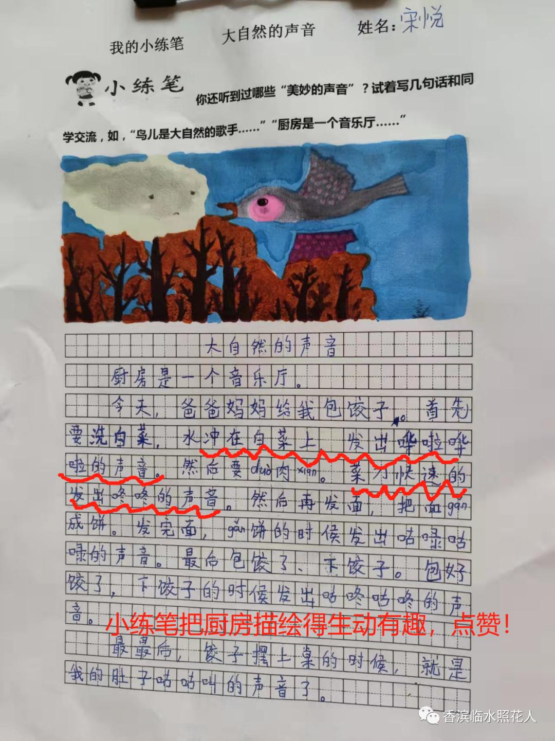 第21课大自然的声音小练笔怎么写,三年级大自然的声音小练笔作文